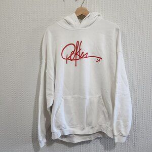Young & Reckless White Logo Hoodie Sweater Men's Size 2X